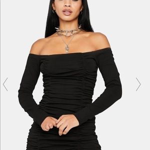 Motel off shoulder dress